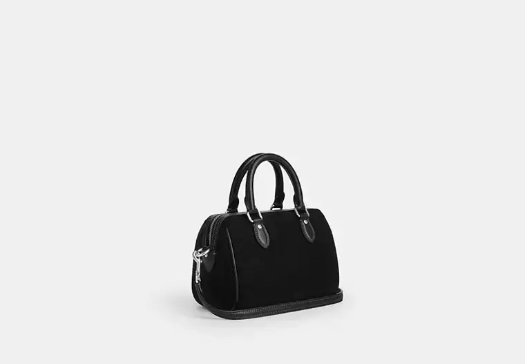Túi Coach Mini Rowan With Cherry Charm ‘Silver’ CDC93-SVBK - Ảnh 4