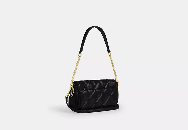 Túi Coach Hailey Flap Bag With Quilting ‘Black’ CCE12-IMBLK - Ảnh 4