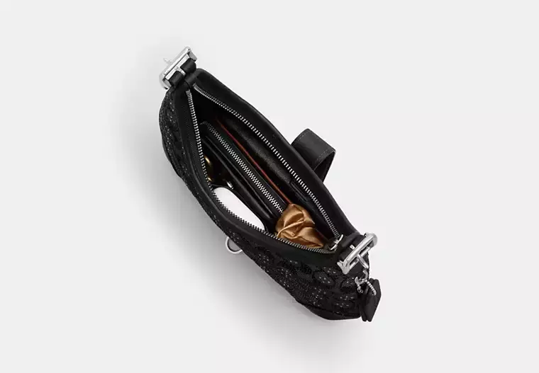 Alternative view of Túi Coach Hamptons Hobo Bag ‘Black’ CW654-LHBLK