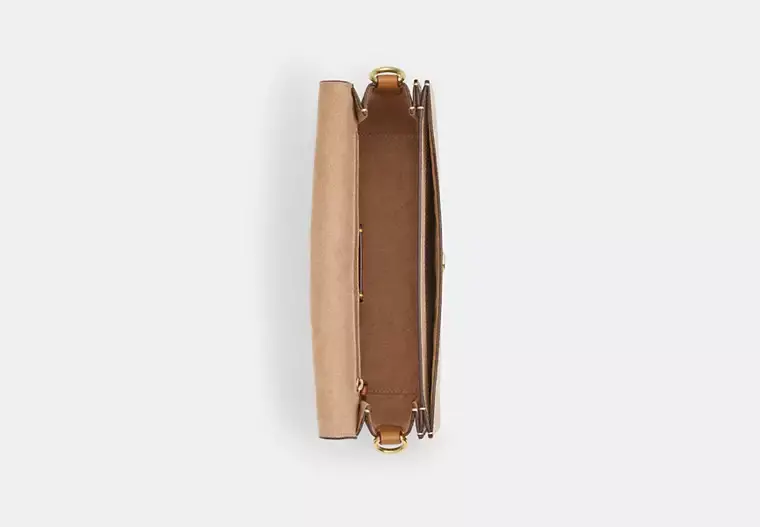 Túi Coach Morgan Shoulder Bag In Blocked ‘Tan’ CBT16-IMXI9 - Ảnh 3
