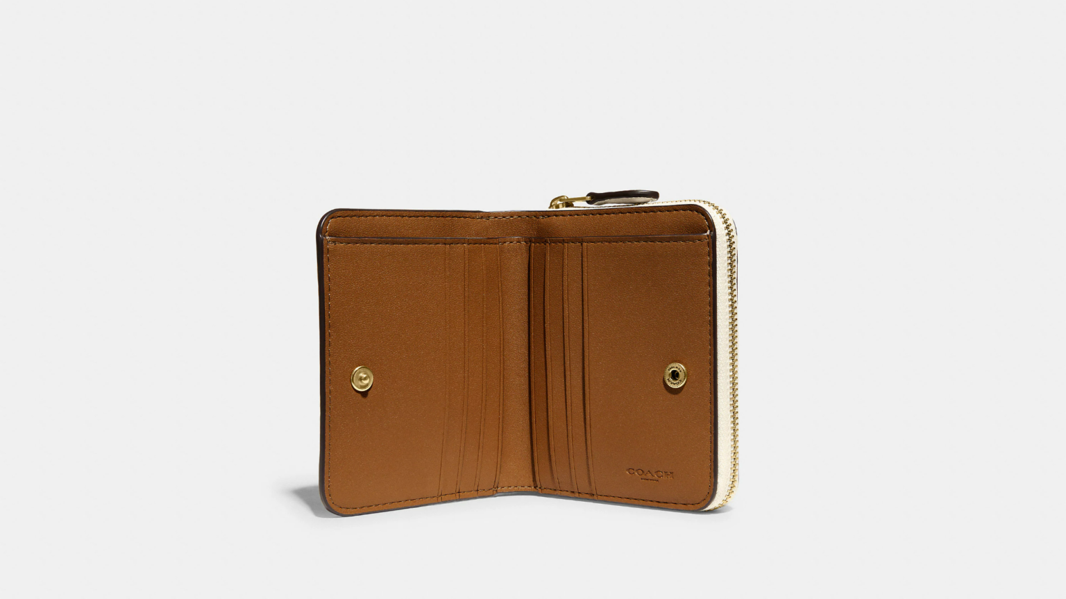 Ví Coach Billfold Floral Print ‘Chalk’ C6001-B4CAH - Ảnh 3