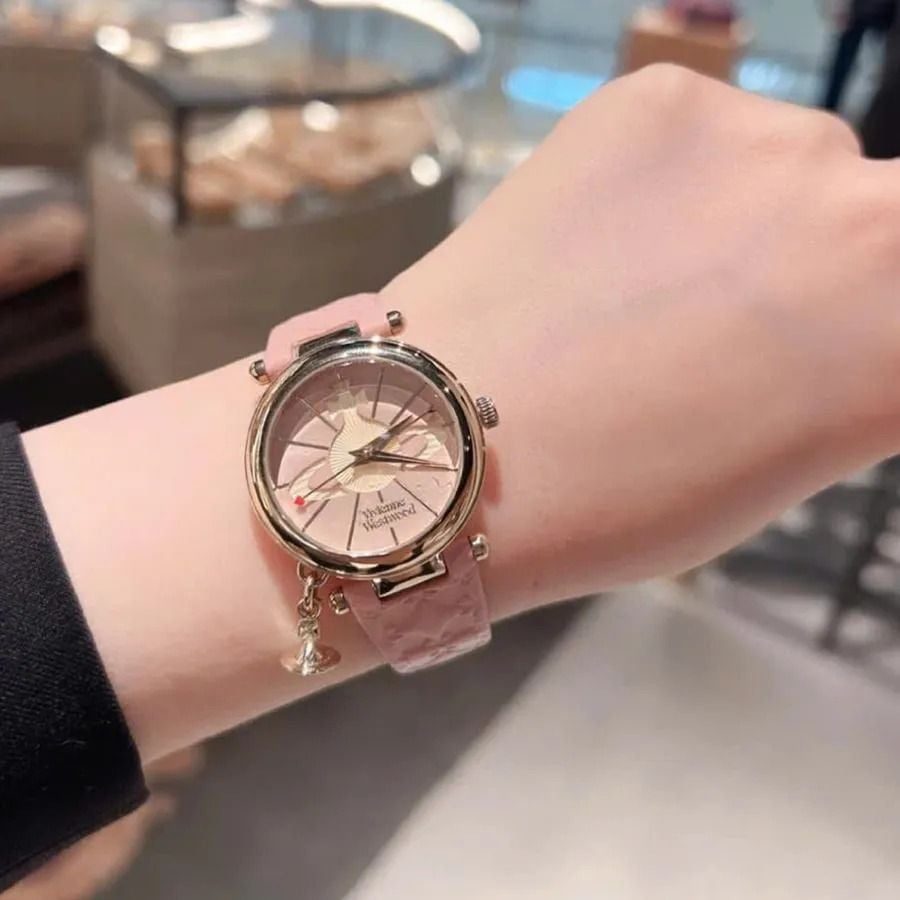 Đồng Hồ Vivienne Westwood Orb 'Gold Pink' VV006PKPK - Ảnh 3
