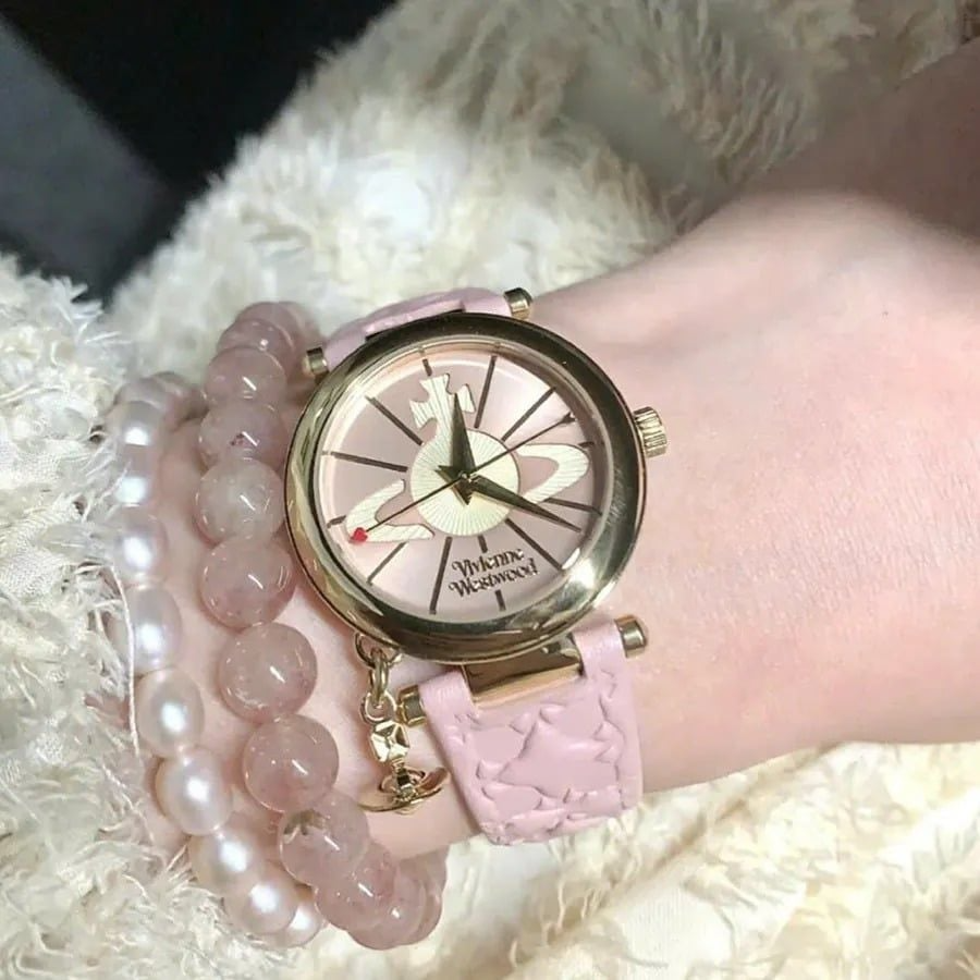 Alternative view of Đồng Hồ Vivienne Westwood Orb 'Gold Pink' VV006PKPK