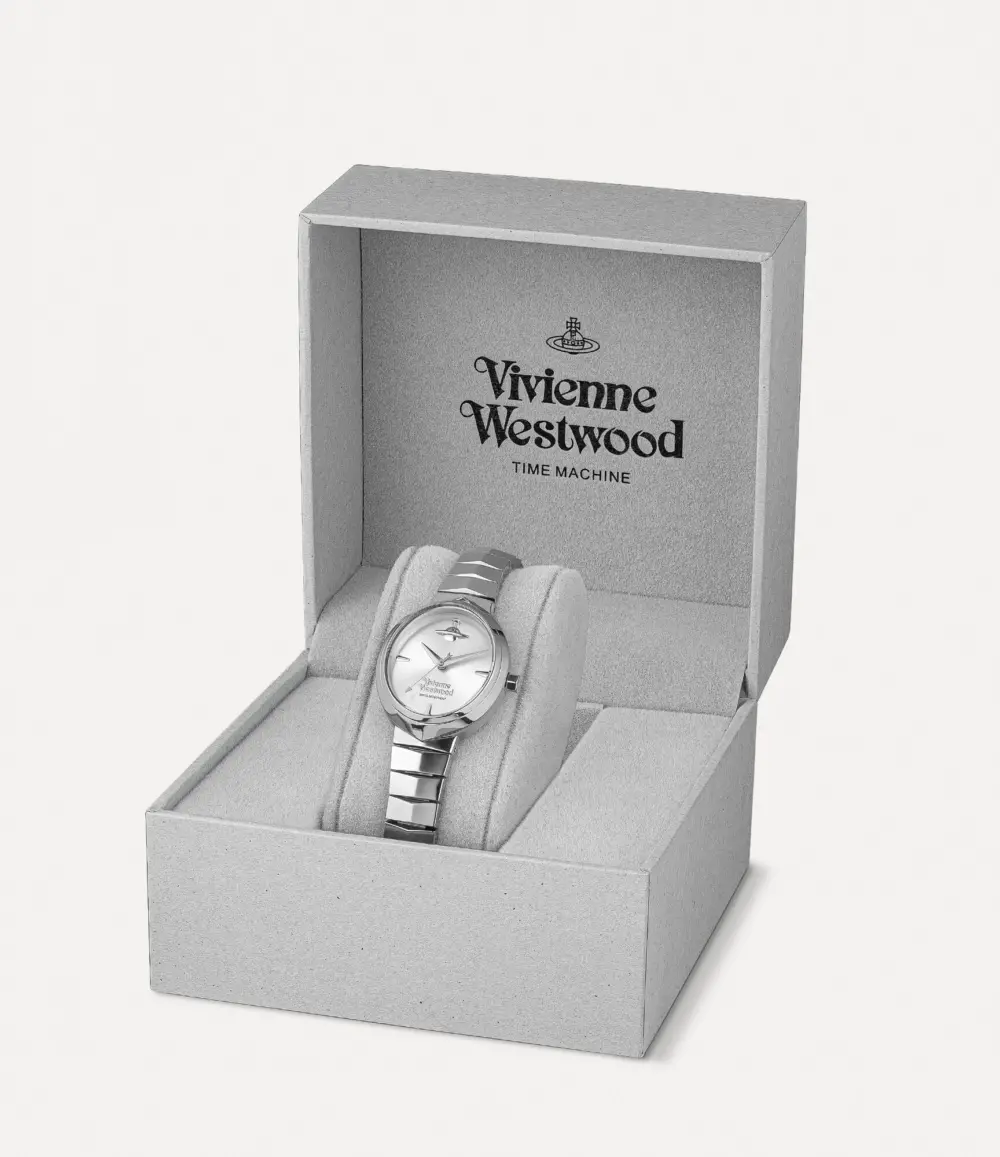 Đồng Hồ Vivienne Westwood Armour 'Silver' VV314SLSL - Ảnh 5