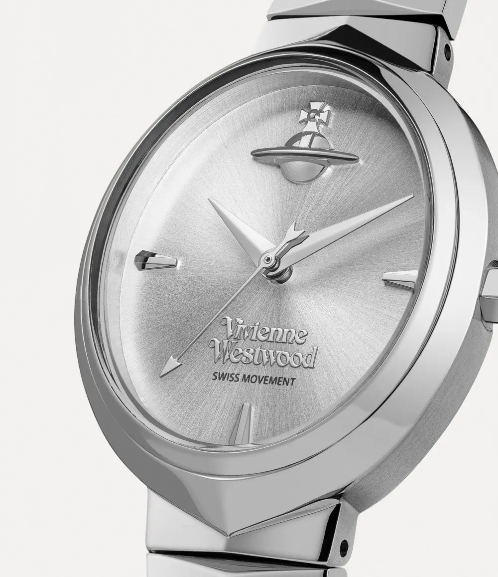 Đồng Hồ Vivienne Westwood Armour 'Silver' VV314SLSL - Ảnh 4