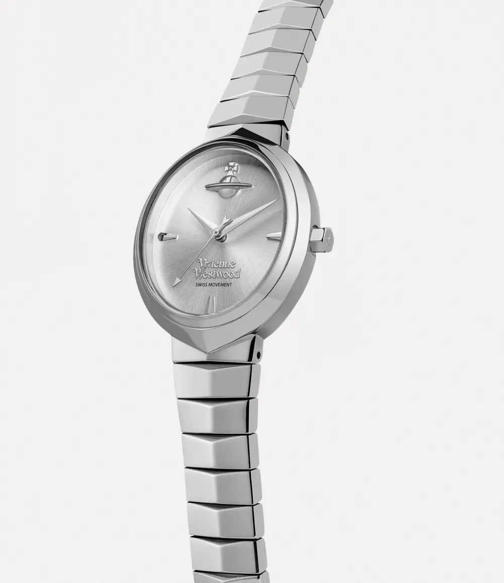 Đồng Hồ Vivienne Westwood Armour 'Silver' VV314SLSL - Ảnh 3