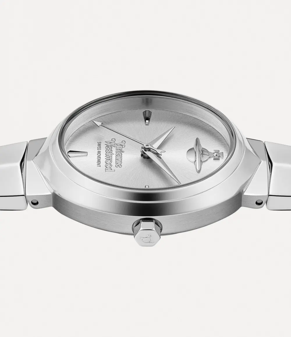 Alternative view of Đồng Hồ Vivienne Westwood Armour 'Silver' VV314SLSL