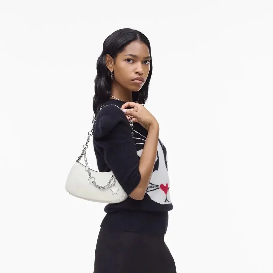 Túi Marc Jacobs Star Charm 'White' 2R4HSH038H02-137 - Ảnh 4