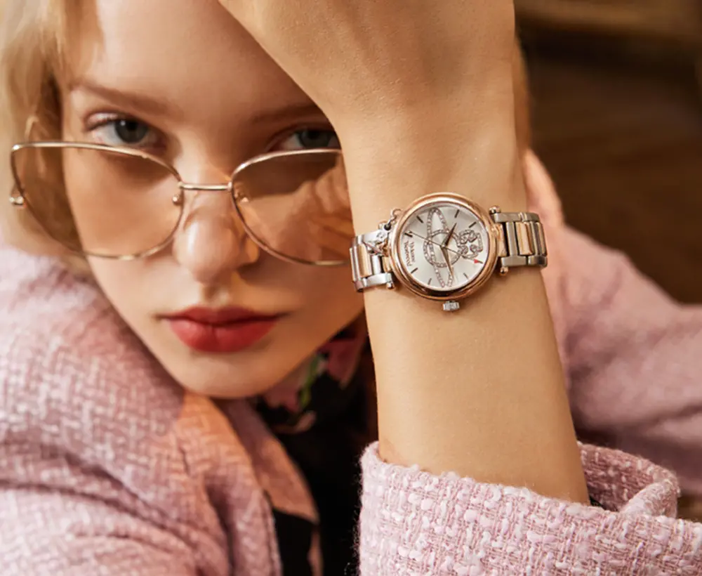 Đồng Hồ Vivienne Westwood Kensiston 'Demi Gold' VV006WSSR - Ảnh 3