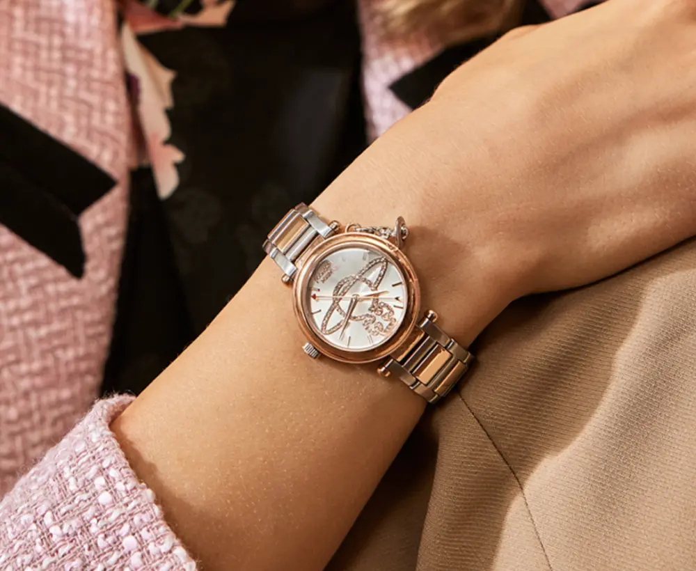 Đồng Hồ Vivienne Westwood Kensiston 'Demi Gold' VV006WSSR - Ảnh 2