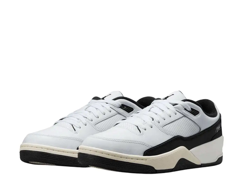 Alternative view of Giày Nike Air Jordan Flight Court ‘White Black Sail’ HF3255-112