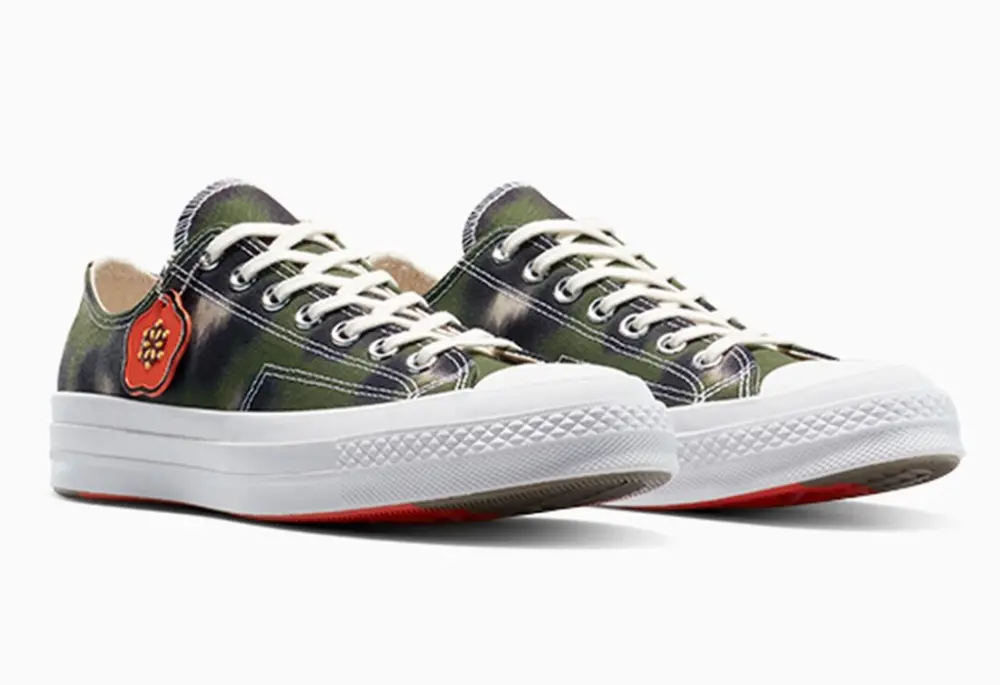 Giày Converse Chuck 70 Low ‘KENZO Hana Leopard Cypress’ A16291C - Ảnh 4