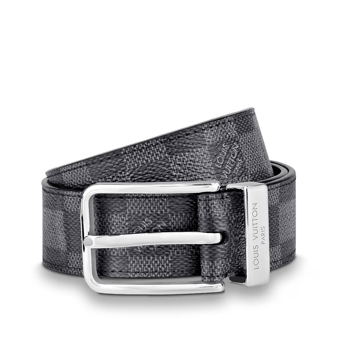 Thắt Lưng Louis Vuitton Pont Neuf 35mm Belt 'Black' M8200Q - Ảnh 3