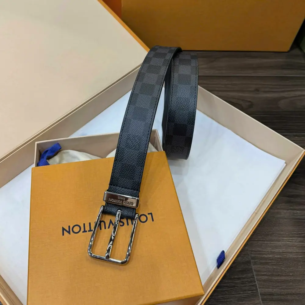 Alternative view of Thắt Lưng Louis Vuitton Pont Neuf 35mm Belt 'Black' M8200Q