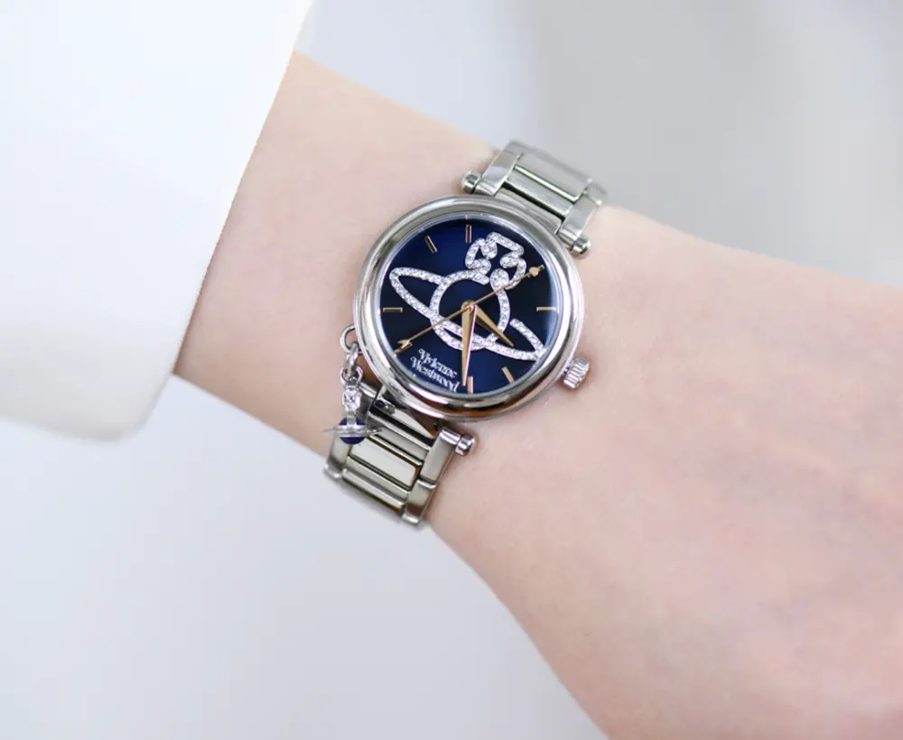 Đồng Hồ Nữ Vivienne Westwood Kensiston 'Navy' VV006DBLSL - Ảnh 4