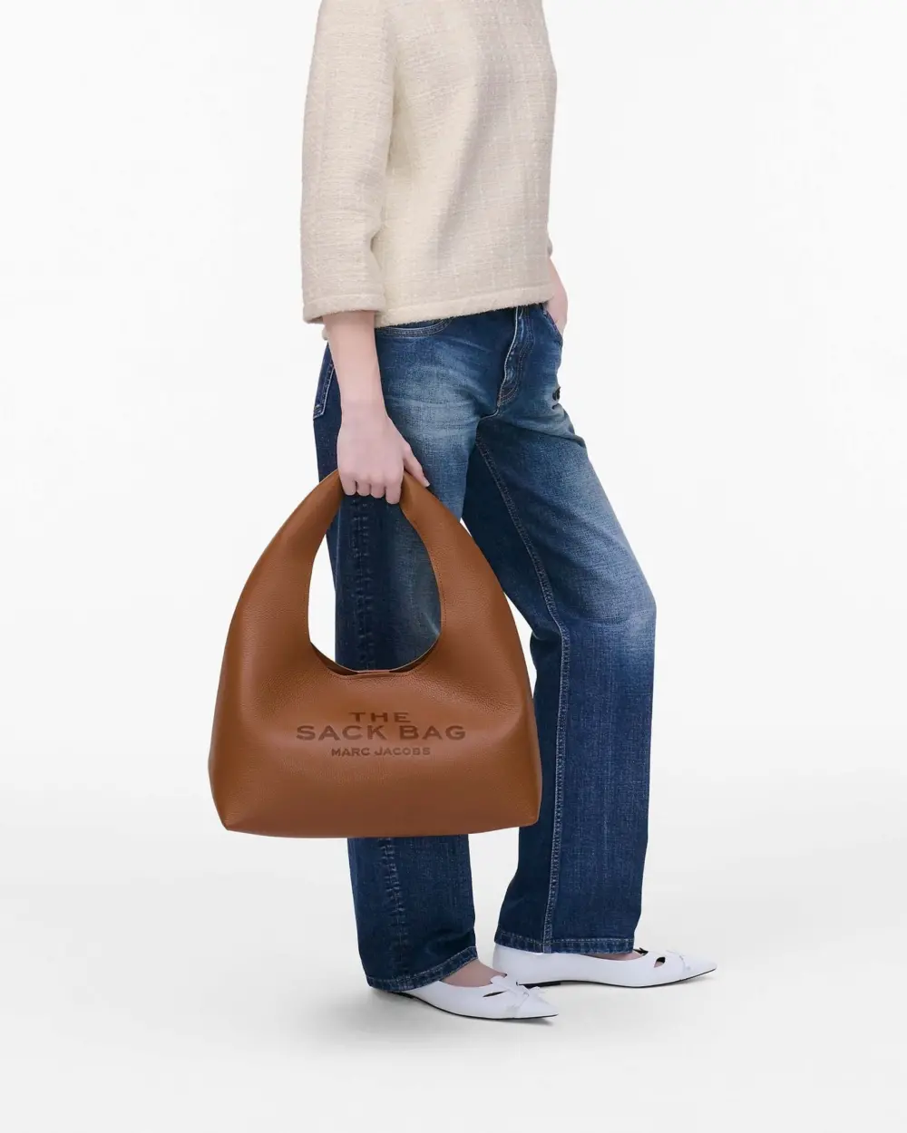 Túi Marc Jacobs The Sack Bag 'Argan Oil' 2R3HSH058H02-212 - Ảnh 4