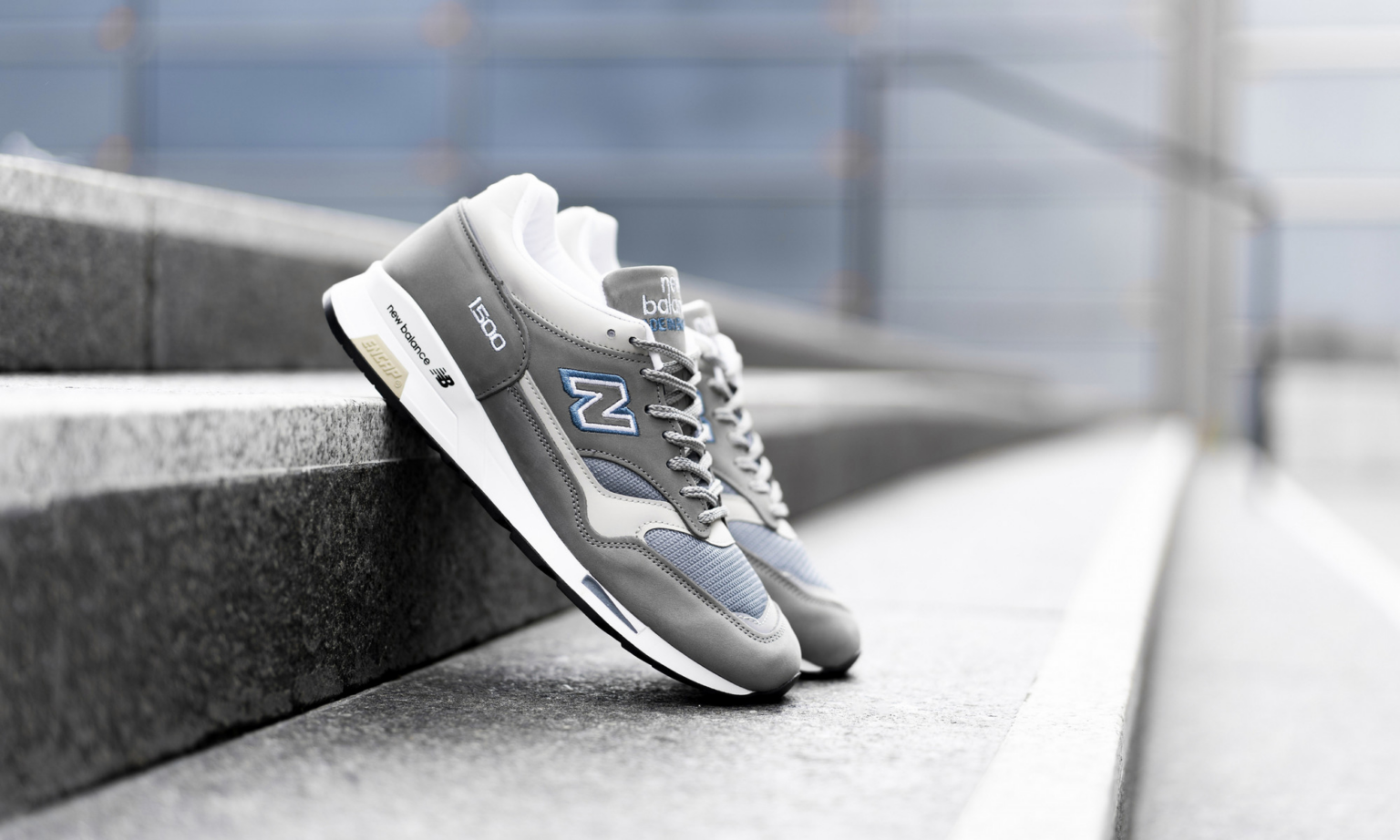 Alternative view of Giày New Balance 1500 Made in England ‘Grey Slate Blue’ M1500BSG