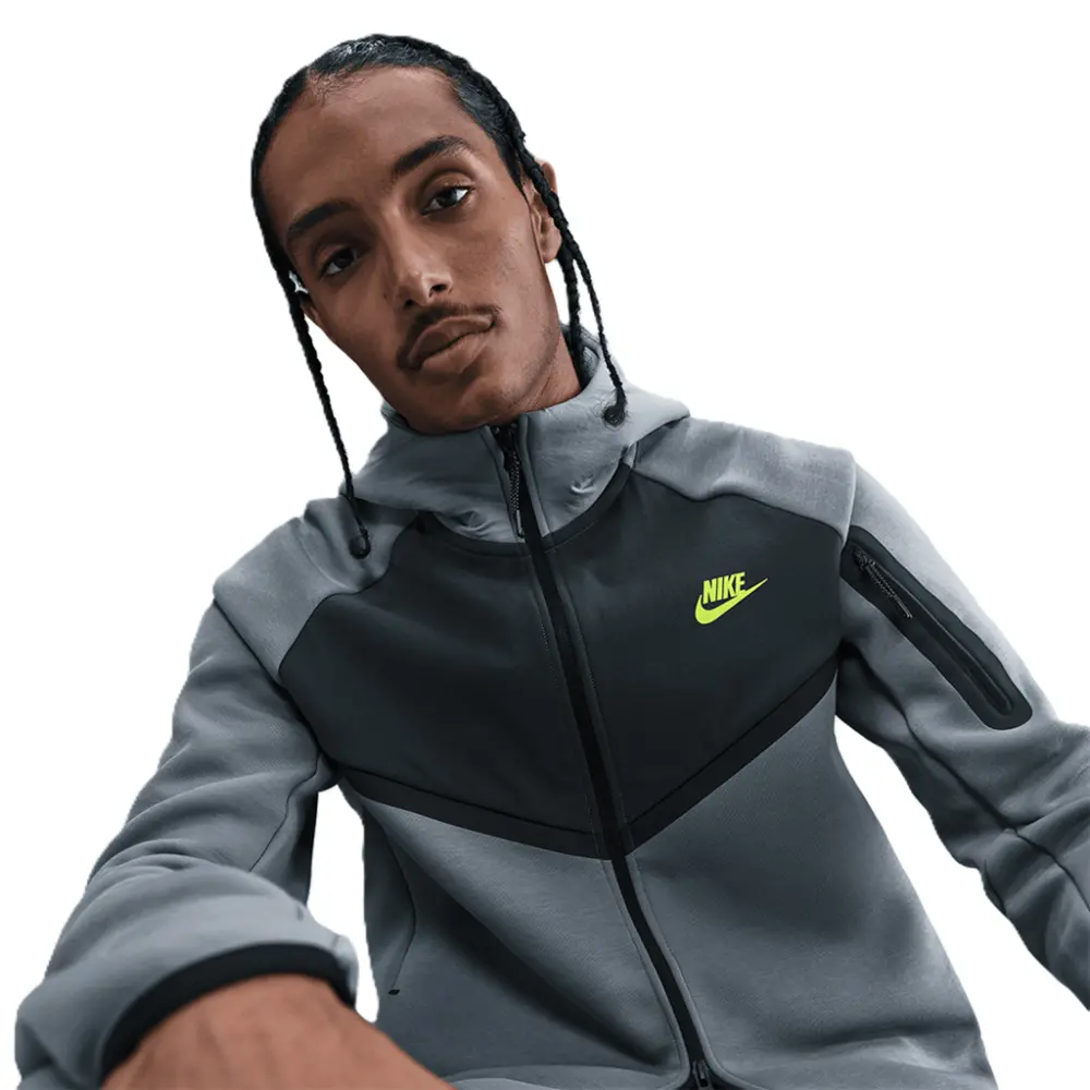 Alternative view of Áo Nike Tech Fleece Windrunner Jacket ‘Cool Grey’ IH4302-065