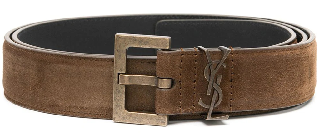 Thắt Lưng Saint Laurent Monogue Belt 'Brown' 634440-0IS0B-2355