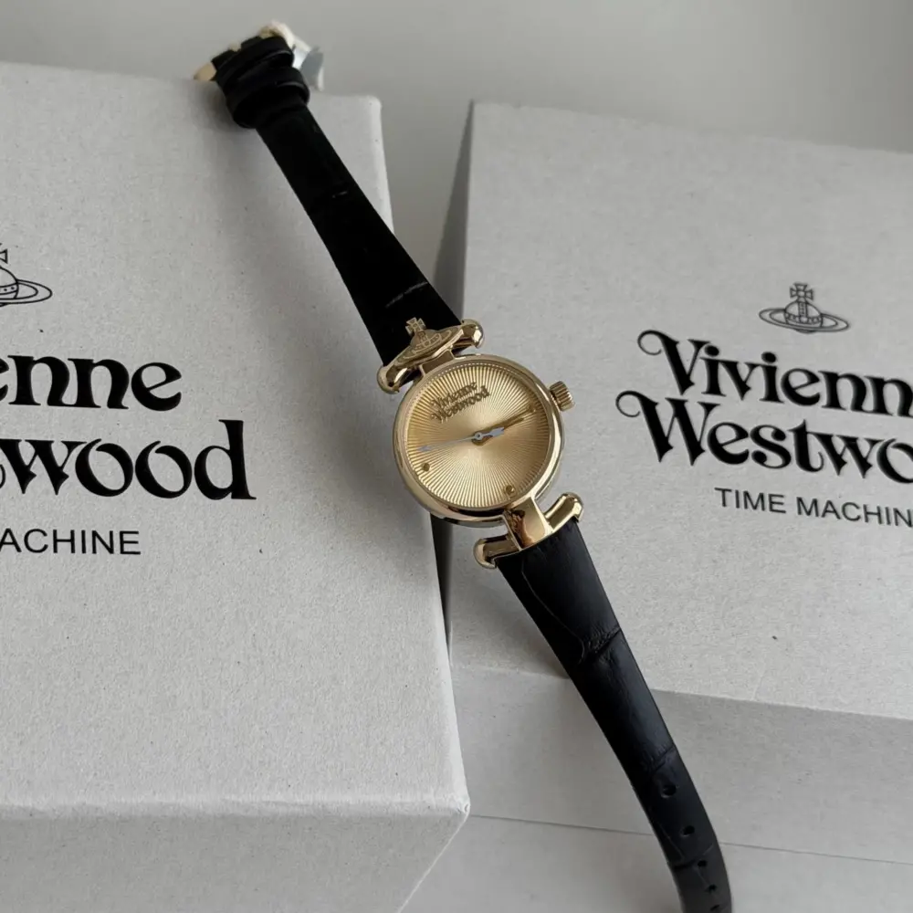 Đồng Hồ Vivienne Westwood Maida Quartz 'Champagne' VV090GDBK - Ảnh 5