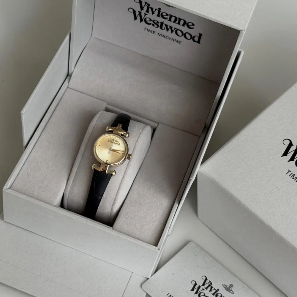 Đồng Hồ Vivienne Westwood Maida Quartz 'Champagne' VV090GDBK - Ảnh 4
