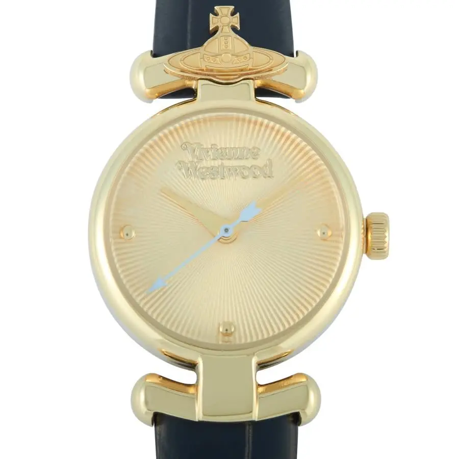 Đồng Hồ Vivienne Westwood Maida Quartz 'Champagne' VV090GDBK - Ảnh 3