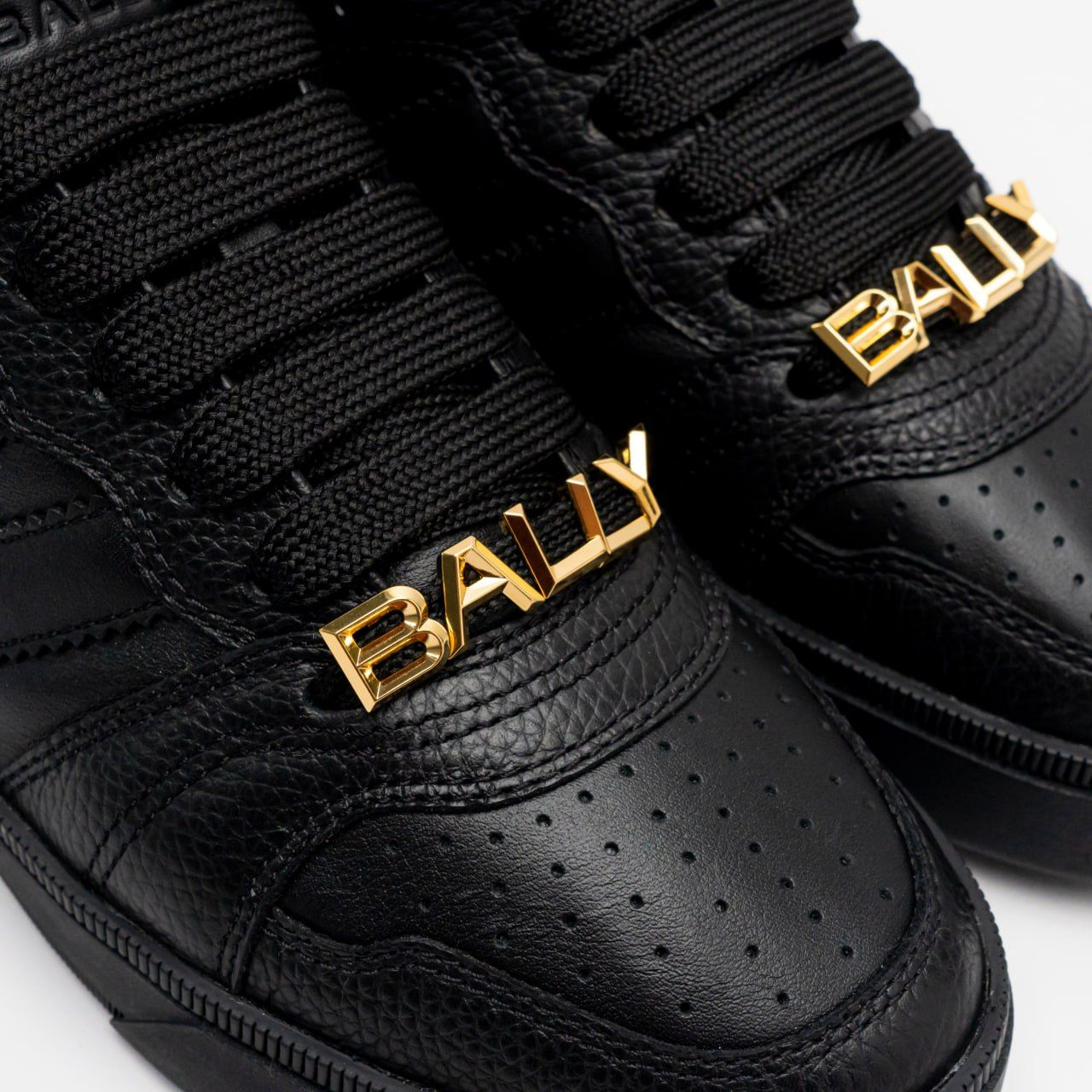 Alternative view of Giày Bally Royalty Grained Leather Sneakers 'Black' 6306439