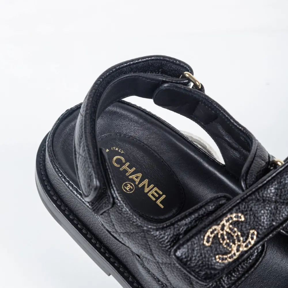 Dép Chanel Quilted Dad Sandal ‘Black’ G35927-X56140-94305 - Ảnh 3