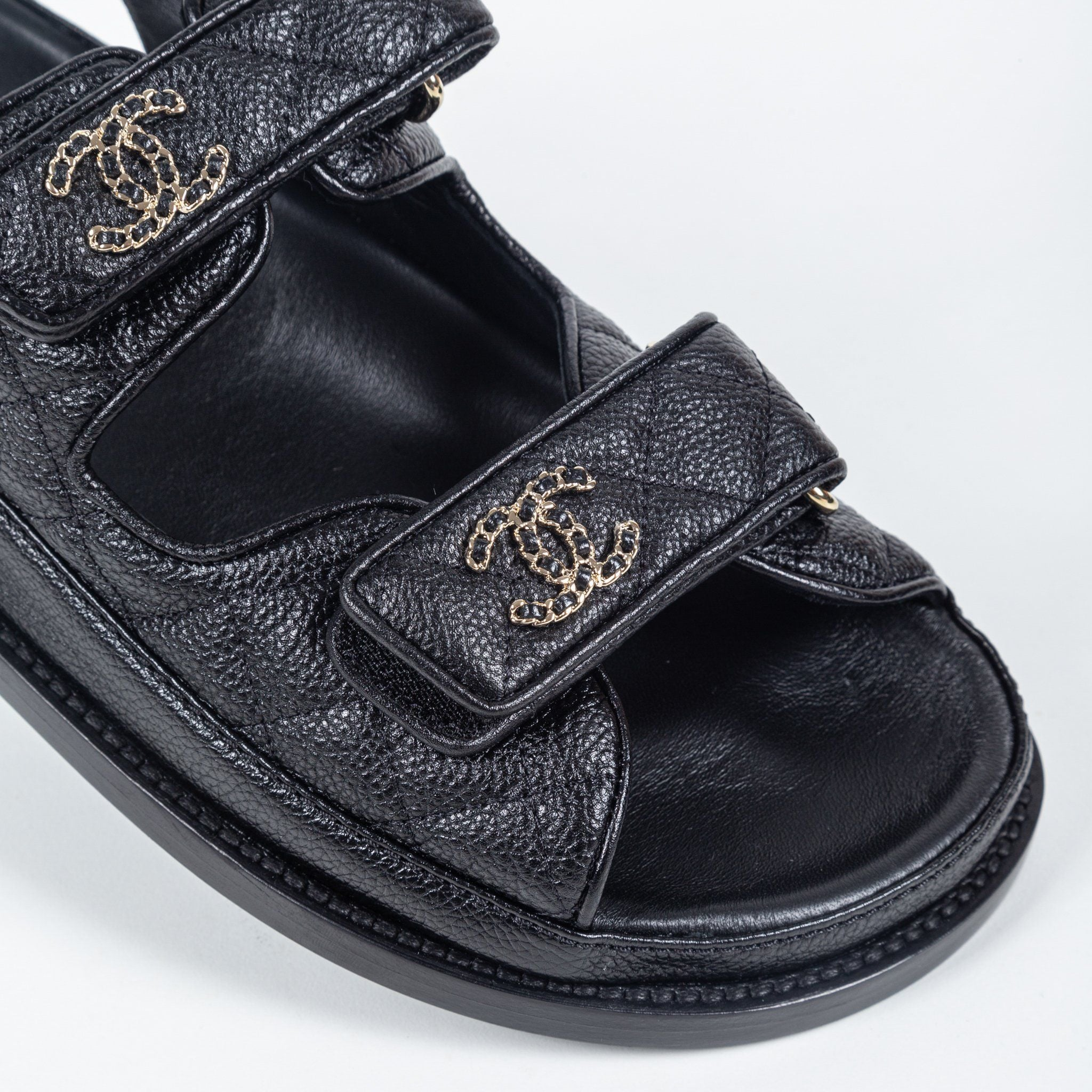 Alternative view of Dép Chanel Quilted Dad Sandal ‘Black’ G35927-X56140-94305