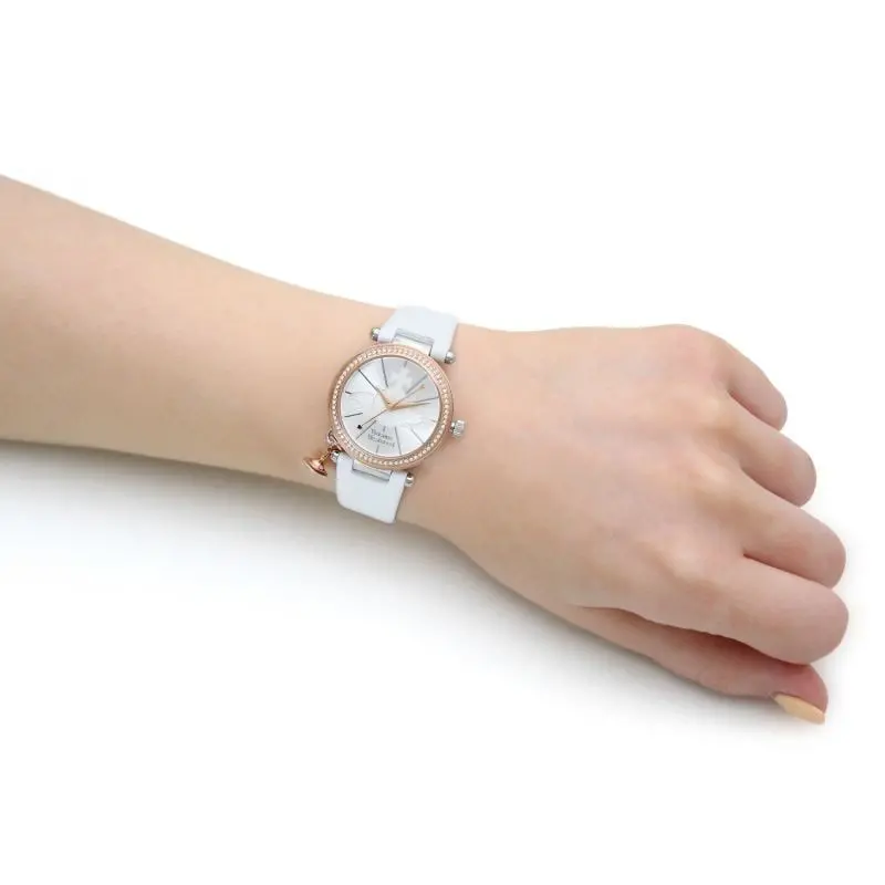 Đồng Hồ Nữ Vivienne Westwood Orb Pastelle 'White' VV006RSWH - Ảnh 5