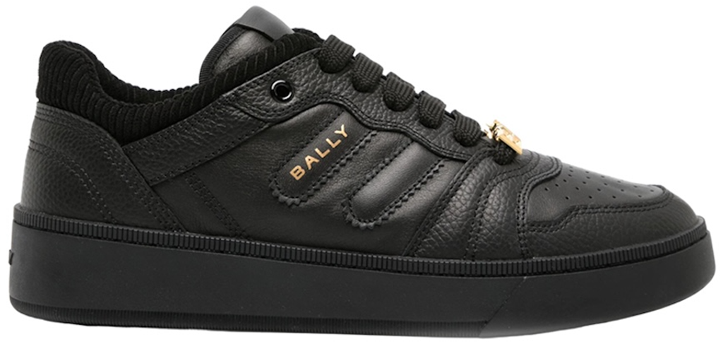 Giày Bally Royalty Grained Leather Sneakers 'Black' 6306439