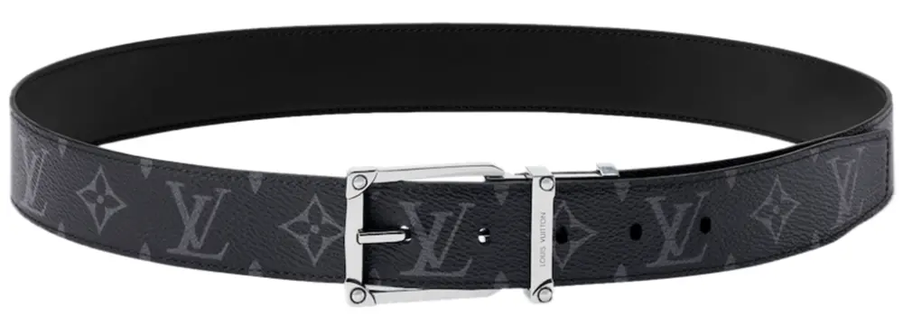 Thắt Lưng Louis Vuitton Corner Pin 35MM Belt 'Black' M4501U