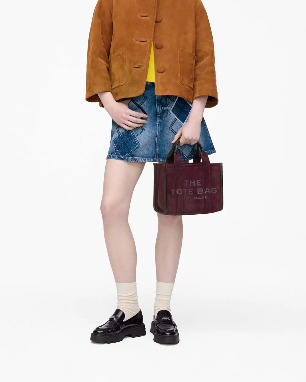 Túi Marc Jacobs Small Tote Bag 'Dark Plum' 2F5HTT030H01-510 - Ảnh 4