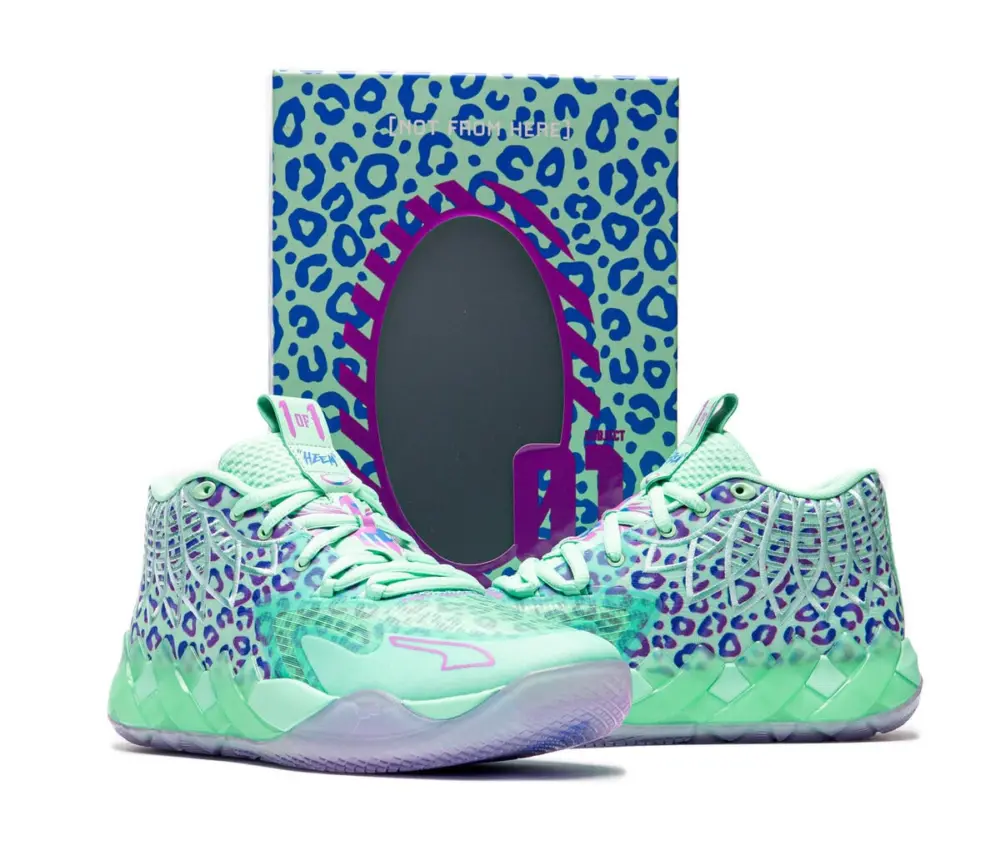 Giày Puma LaMelo Ball MB.01 'Green Glimmer' 311401-01 - Ảnh 7