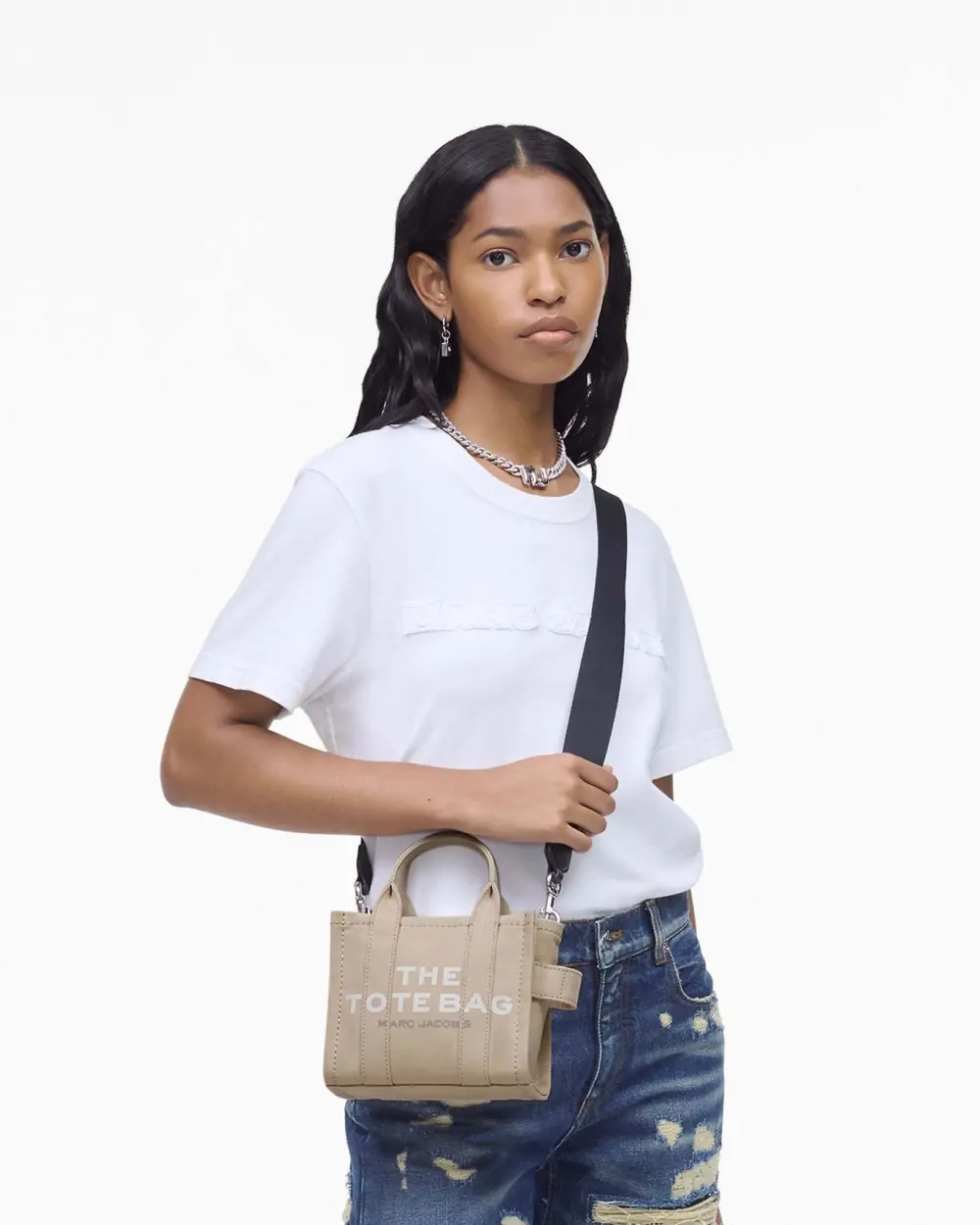 Túi Marc Jacobs Crossbody Tote Bag 'Beige' 2R4HCR021H03-260 - Ảnh 4