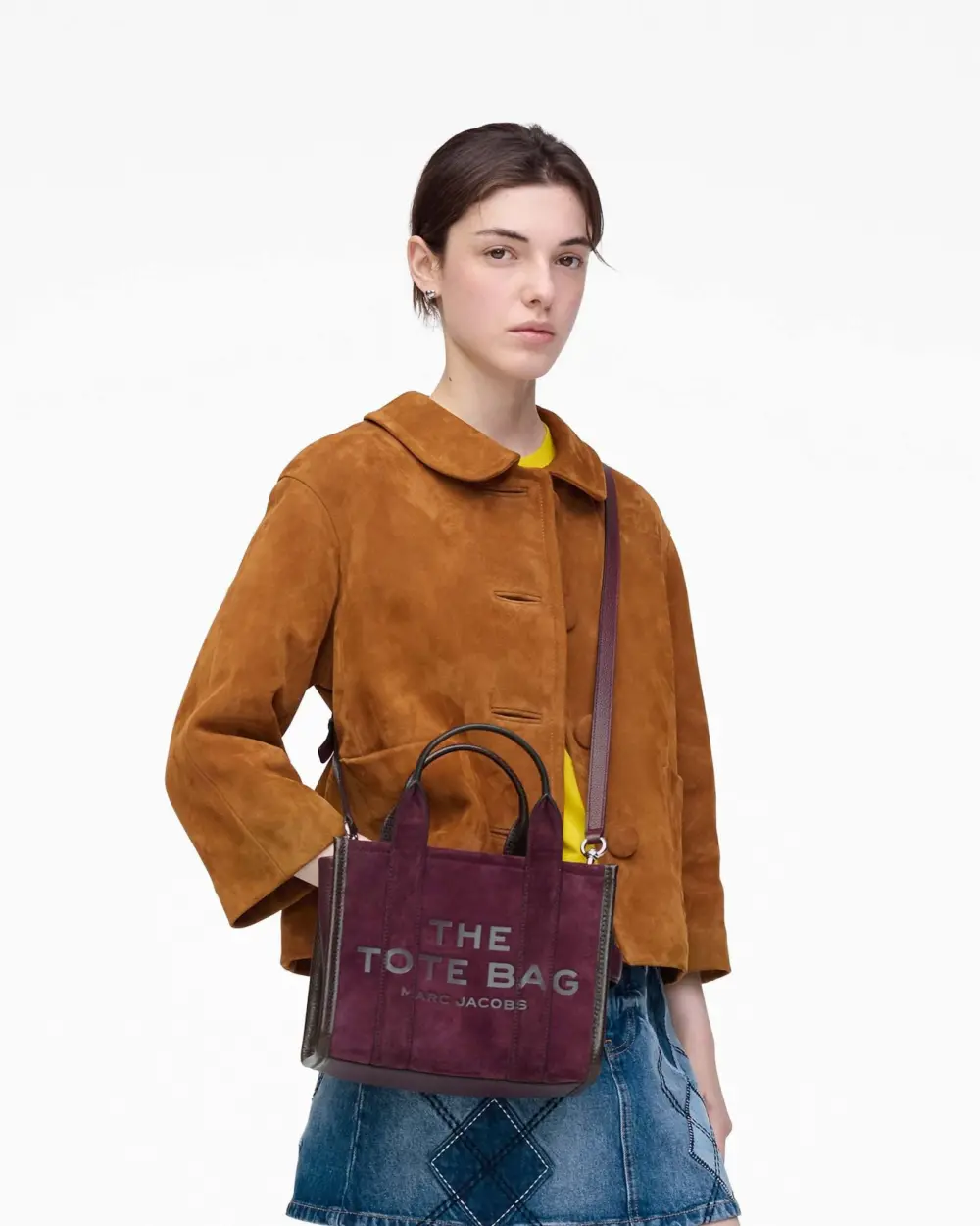 Túi Marc Jacobs Small Tote Bag 'Dark Plum' 2F5HTT030H01-510 - Ảnh 3