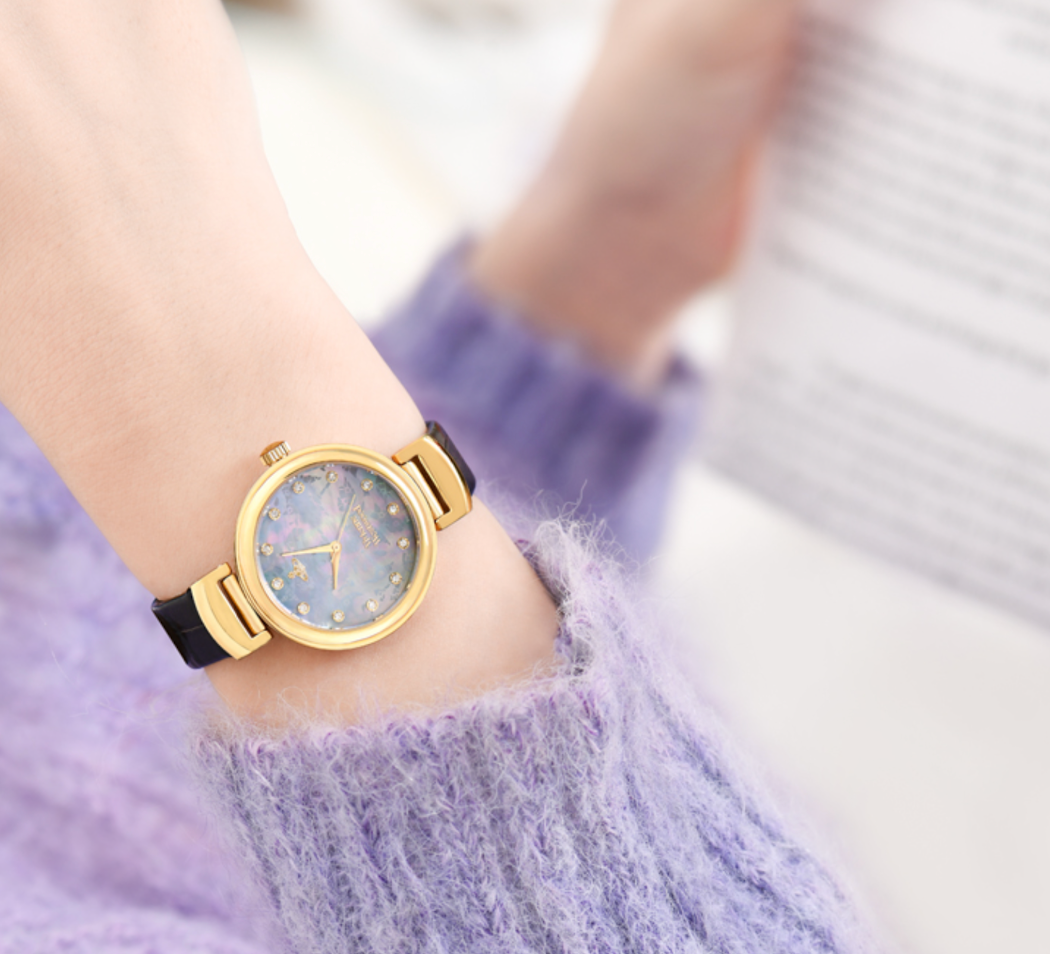 Đồng Hồ Vivienne Westwood Hampton 'Mother of Pearl' VV128GDBK - Ảnh 3