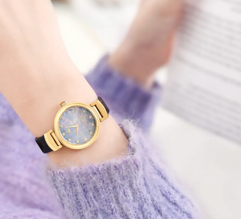 Đồng Hồ Vivienne Westwood Hampton 'Mother of Pearl' VV128GDBK - Ảnh 3