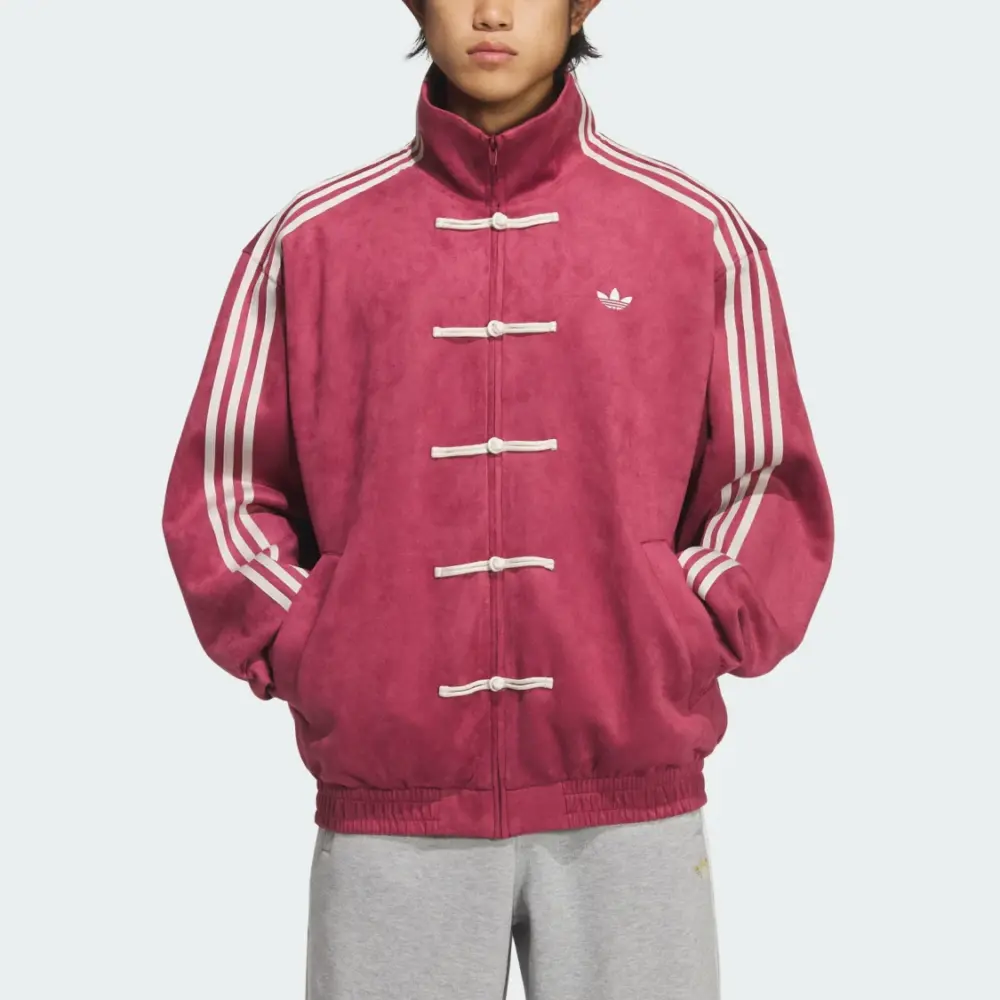 Áo Adidas Originals CTT Chinese Track Casual Jacket ‘Burgundy’ KR0294 - Ảnh 4