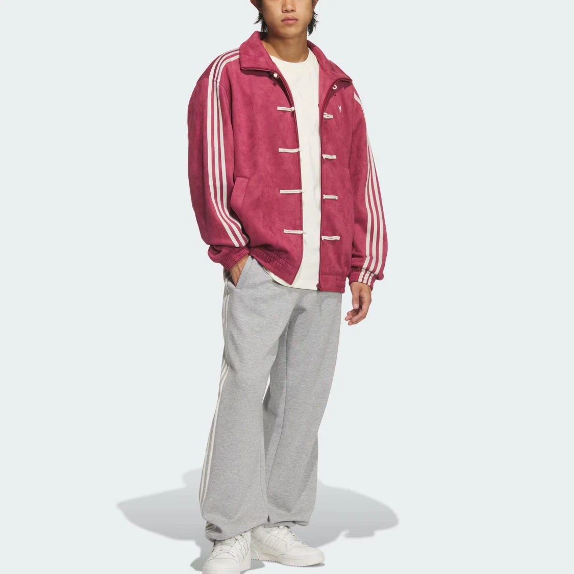 Alternative view of Áo Adidas Originals CTT Chinese Track Casual Jacket ‘Burgundy’ KR0294