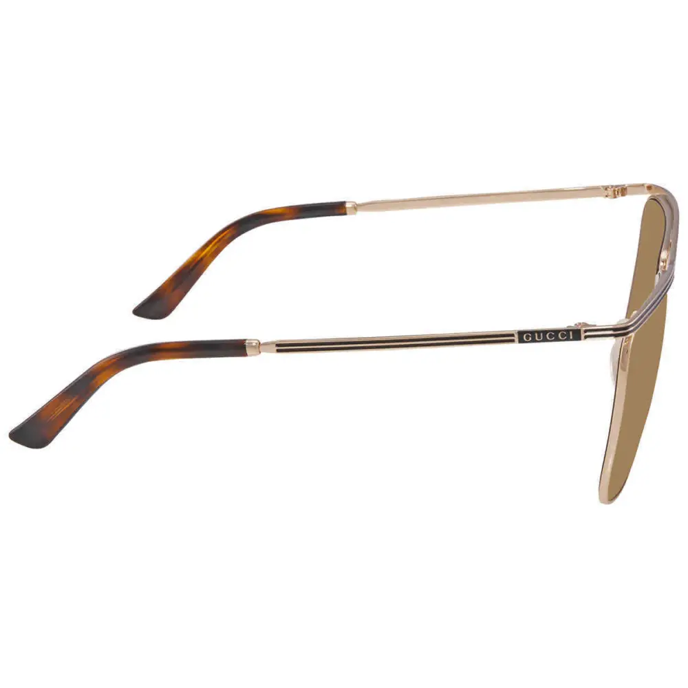 Kính Gucci Square Sunglasses ‘Brown’ GG0821S-003-62 - Ảnh 3