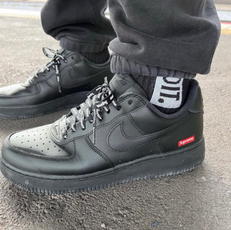 Alternative view of Giày Nike Supreme x Air Force 1 Low ‘Box Logo Black’ CU9225-001