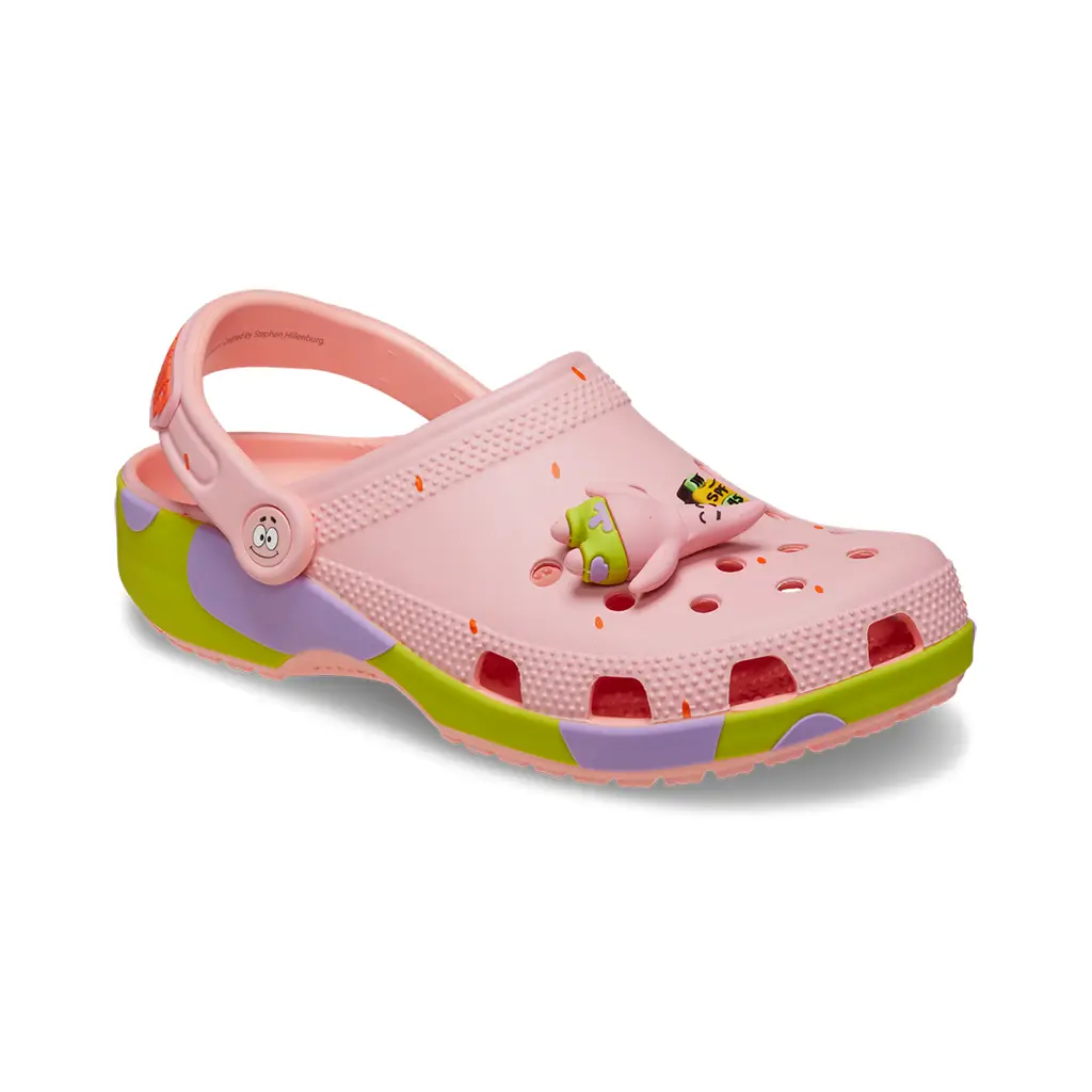 Alternative view of Dép Crocs Classic Clog Spongebob Patrick Melon ‘Pink’ 209479-737