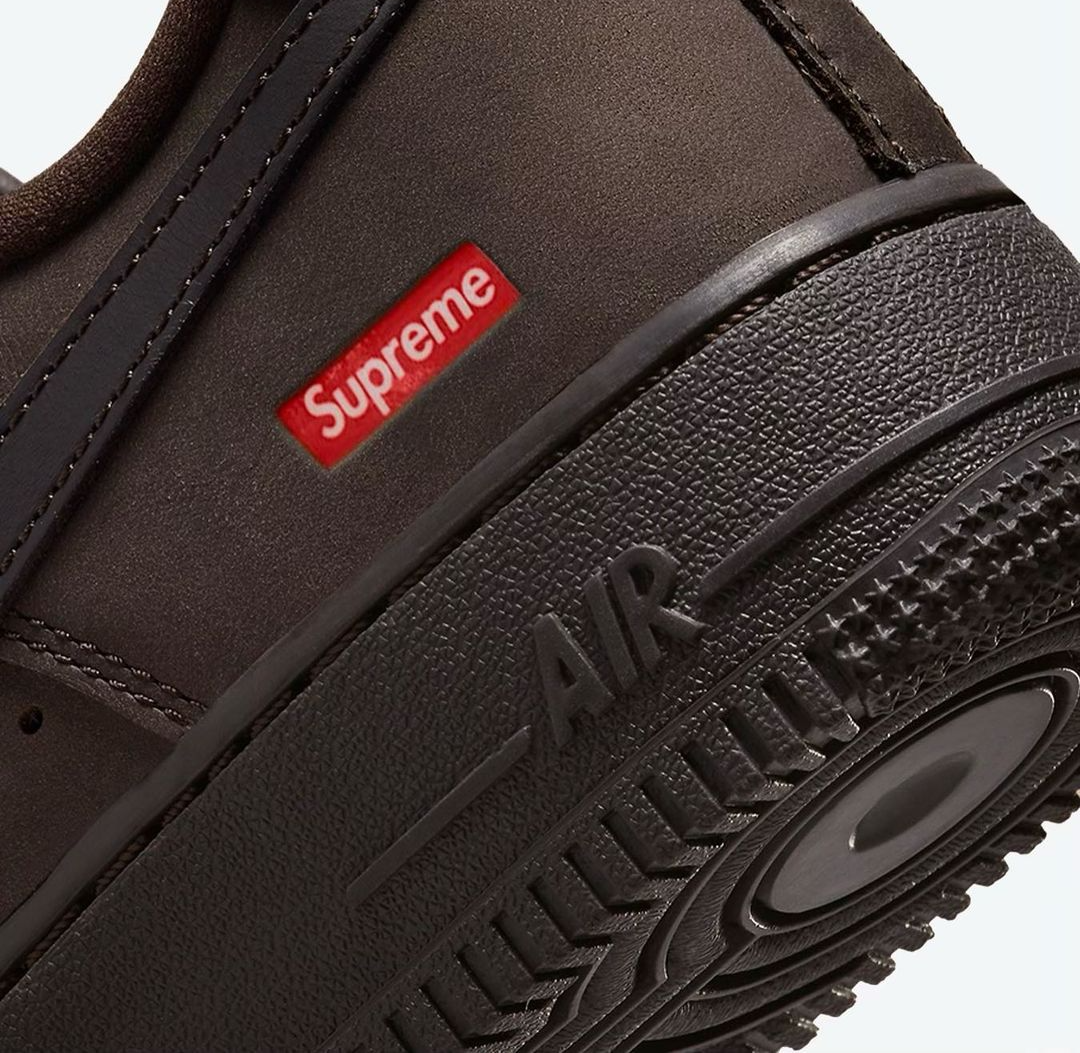Giày Nike Air Force 1 Low ‘Supreme Brown’ CU9225-200 - Ảnh 4