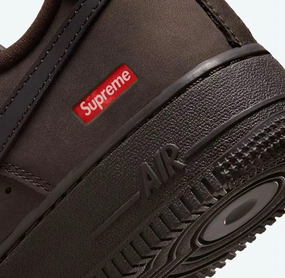 Giày Nike Air Force 1 Low ‘Supreme Brown’ CU9225-200 - Ảnh 4