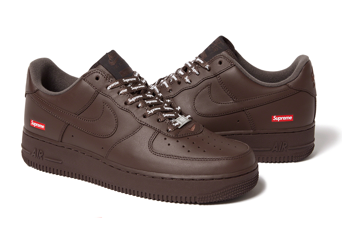 Giày Nike Air Force 1 Low ‘Supreme Brown’ CU9225-200 - Ảnh 3