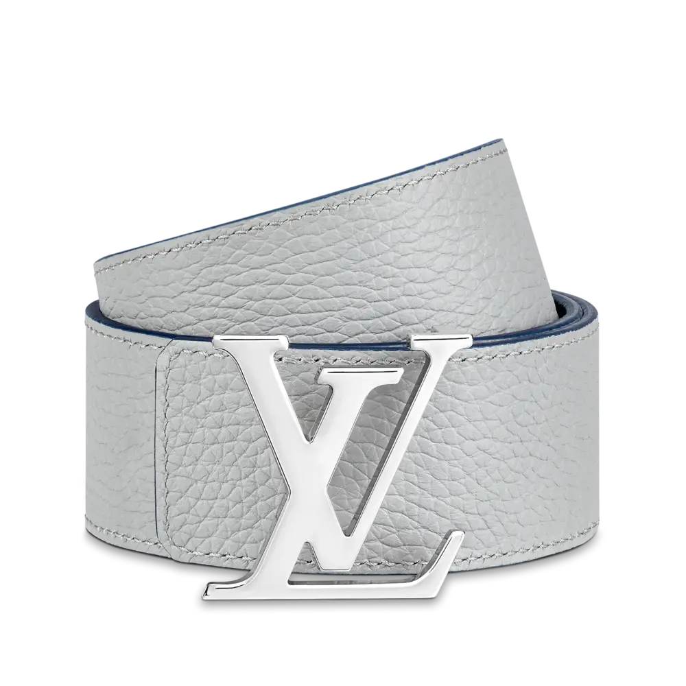 Thắt Lưng Louis Vuitton LV Initials Taurillon 40MM Belt 'Navy' M0532U - Ảnh 4
