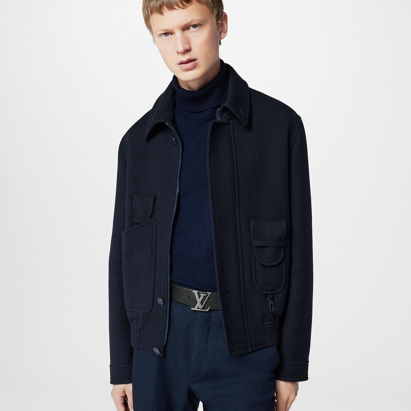 Thắt Lưng Louis Vuitton LV Initials 40mm Belt 'Graphite' M0213U - Ảnh 3