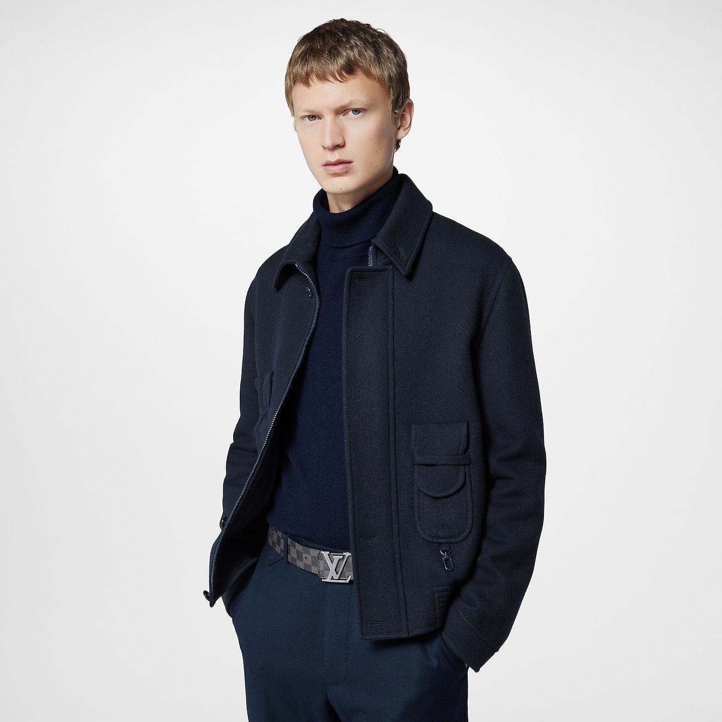 Alternative view of Thắt Lưng Louis Vuitton LV Initials 40mm Belt 'Graphite' M0213U