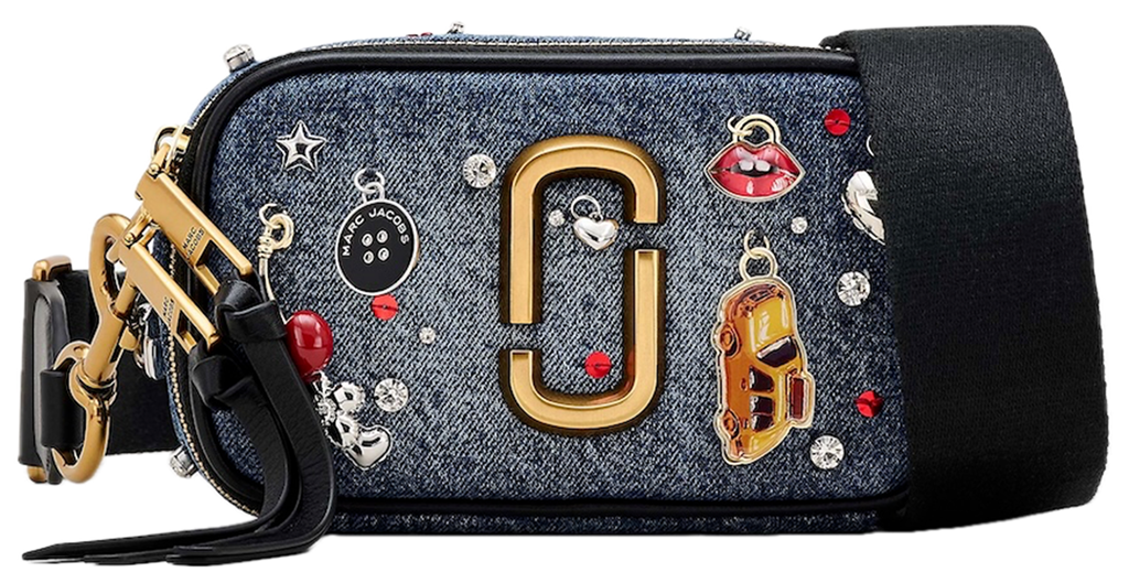 Túi Marc Jacobs Trinket Charm Denim Snapshot 'Denim' 2R5HCR012H02-454
